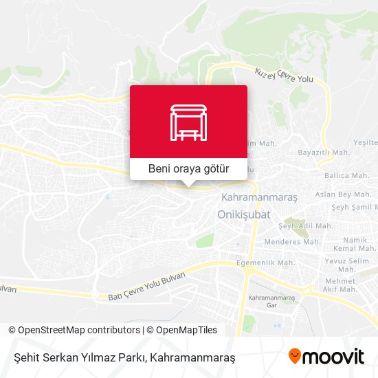 Şehit Serkan Yılmaz Parkı harita
