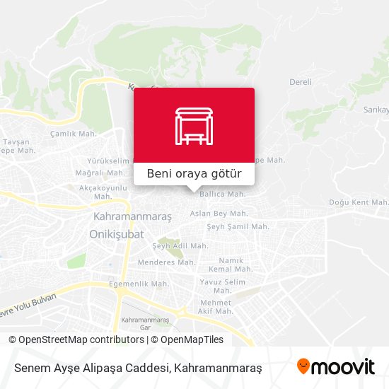 Senem Ayşe Alipaşa Caddesi harita