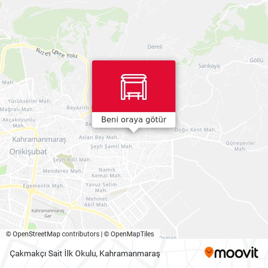 Çakmakçı Sait İlk Okulu harita