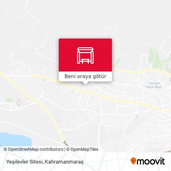 Yeşilevler Sitesi harita