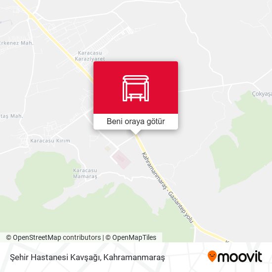 Şehir Hastanesi Kavşağı harita