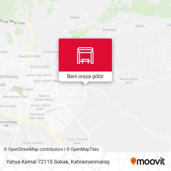 Yahya Kemal 72115.Sokak harita