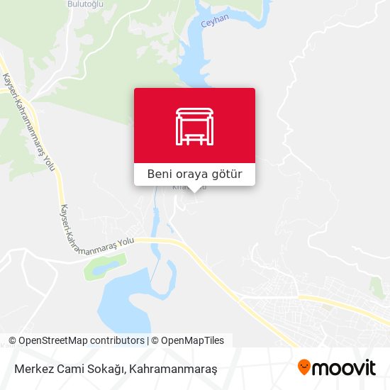 Merkez Cami Sokağı harita