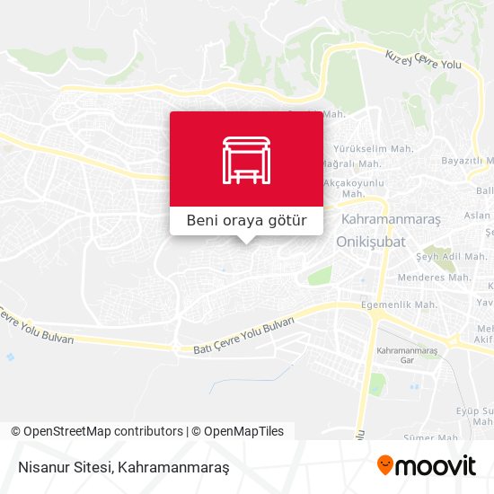 Nisanur Sitesi harita