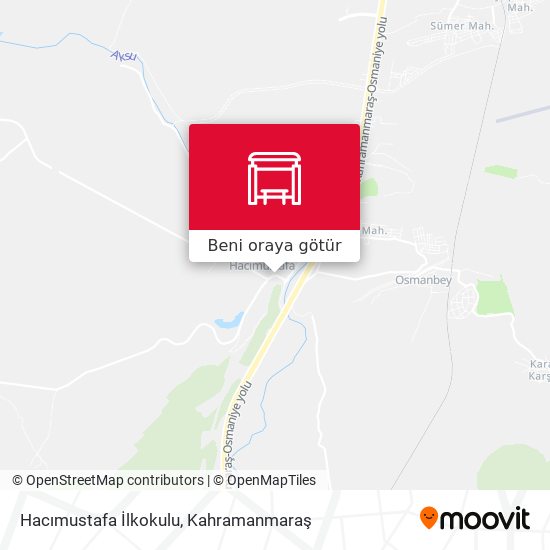 Hacımustafa İlkokulu harita