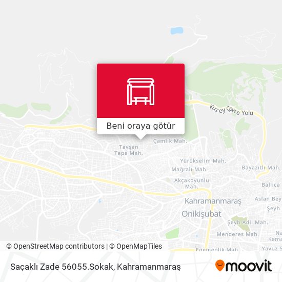 Saçaklı Zade 56055.Sokak harita