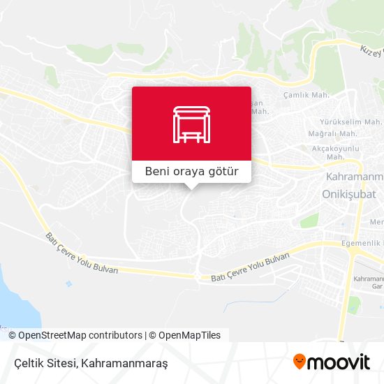 Çeltik Sitesi harita