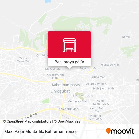 Gazi Paşa Muhtarlık harita