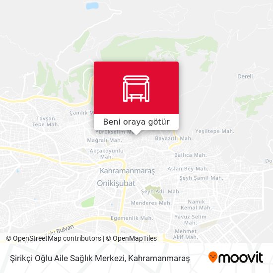 Şirikçi Oğlu Aile Sağlık Merkezi harita