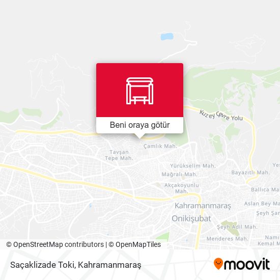 Saçaklizade Toki harita