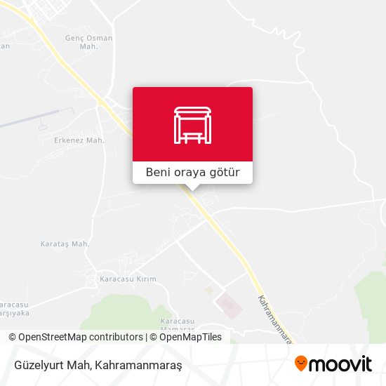 Güzelyurt Mah harita