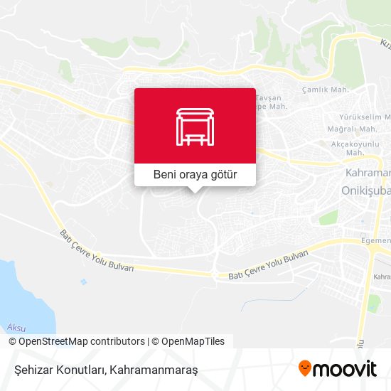 Şehizar Konutları harita