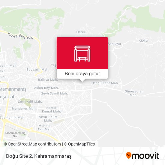 Doğu Site 2 harita