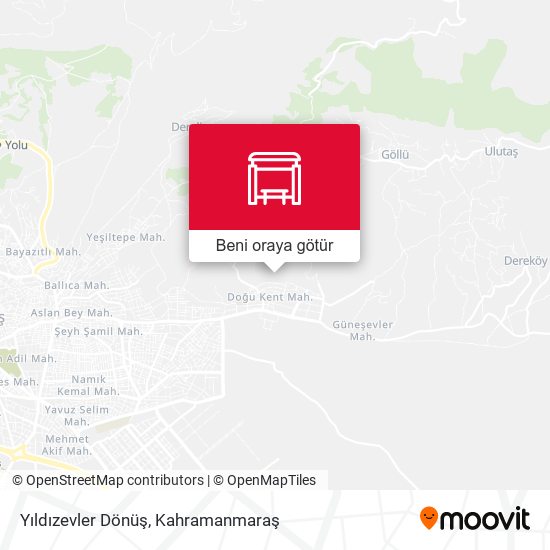 Yıldızevler Dönüş harita