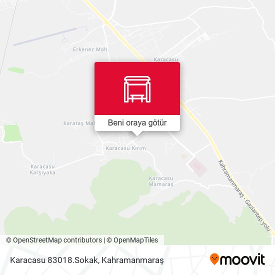 Karacasu 83018.Sokak harita