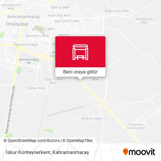 İskur Konteynerkent harita