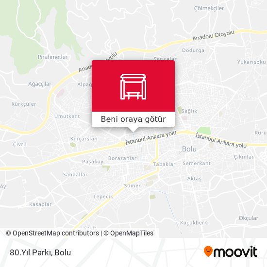 80.Yıl Parkı harita