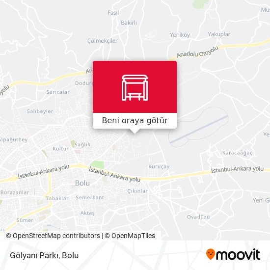 Gölyanı Parkı harita