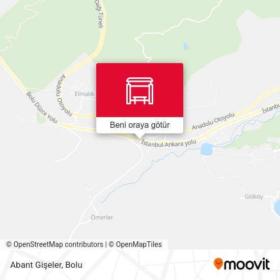 Abant Gişeler harita