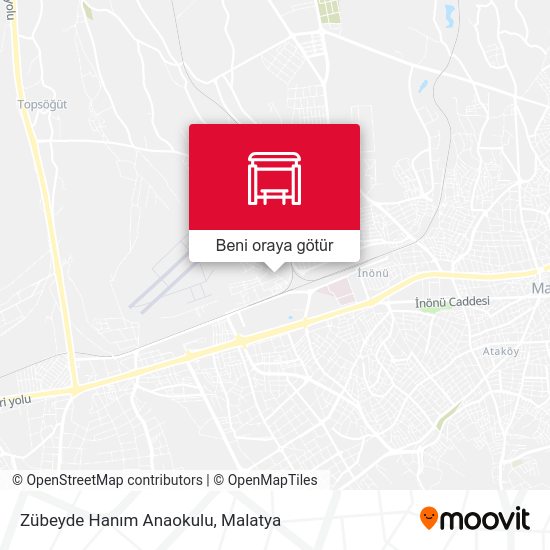 Zübeyde Hanım Anaokulu harita