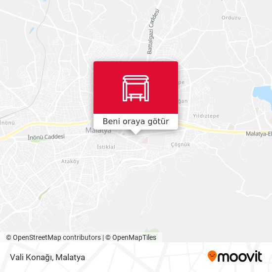 Vali Konağı harita