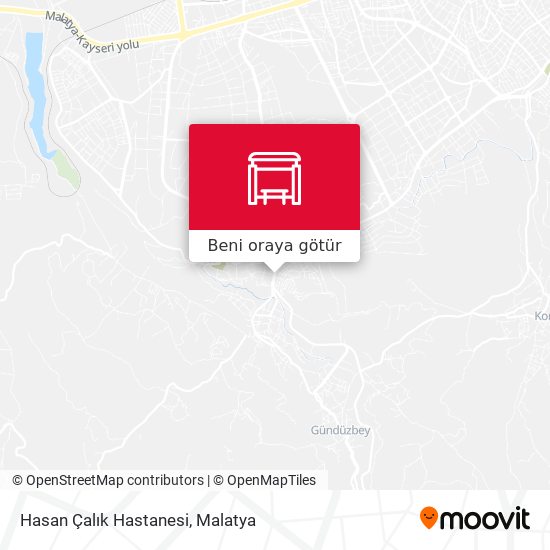Hasan Çalık Hastanesi harita