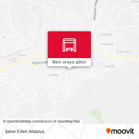 Şeker Evleri harita