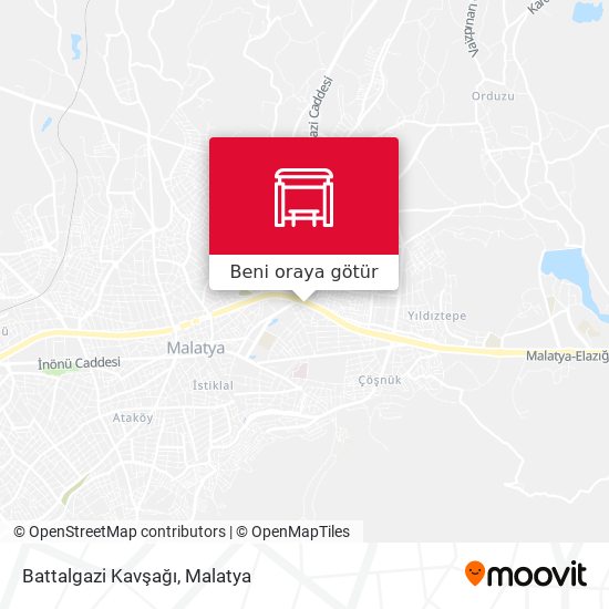Battalgazi Kavşağı harita