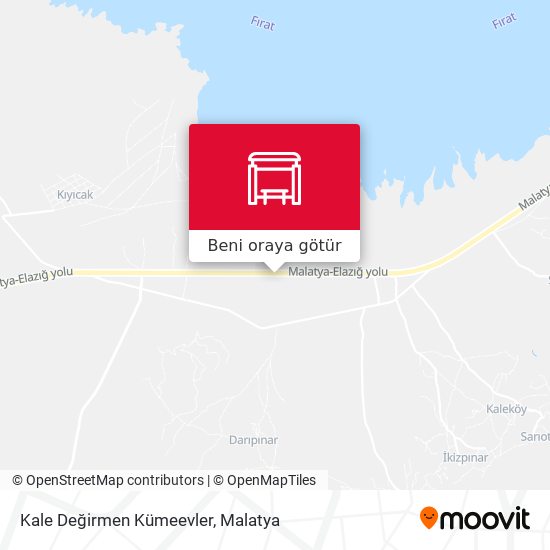 Kale Değirmen Kümeevler harita