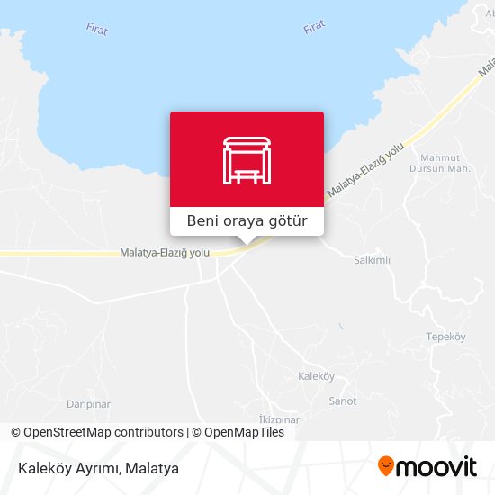 Kaleköy Ayrımı harita