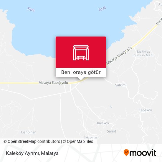 Kaleköy Ayrımı harita