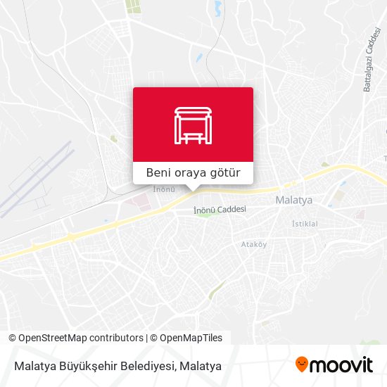 Malatya Büyükşehir Belediyesi harita