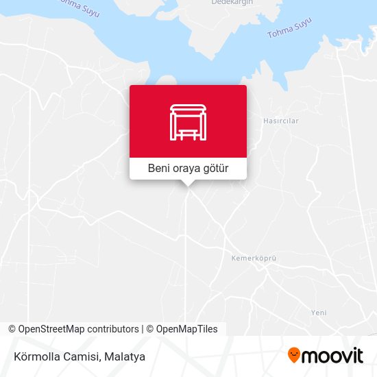Körmolla Camisi harita