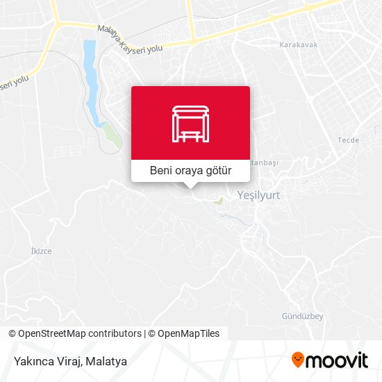 Yakınca Viraj harita