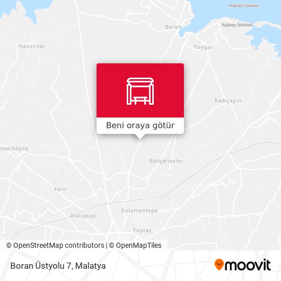 Boran Üstyolu 7 harita