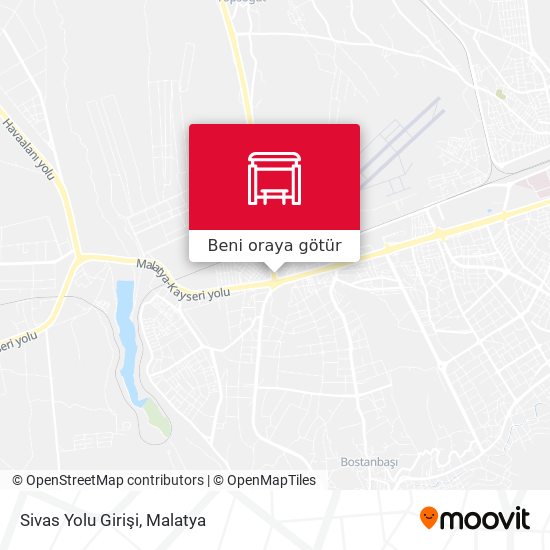 Sivas Yolu Girişi harita