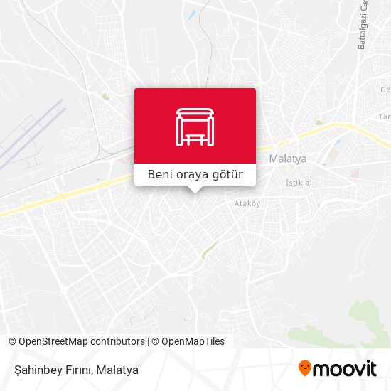 Şahinbey Fırını harita