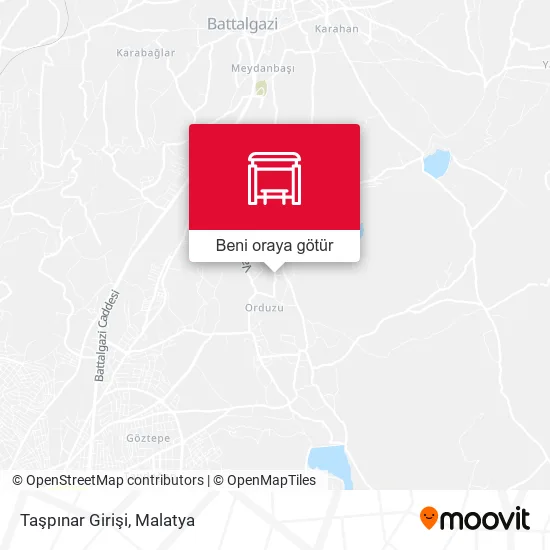 Taşpınar Girişi harita