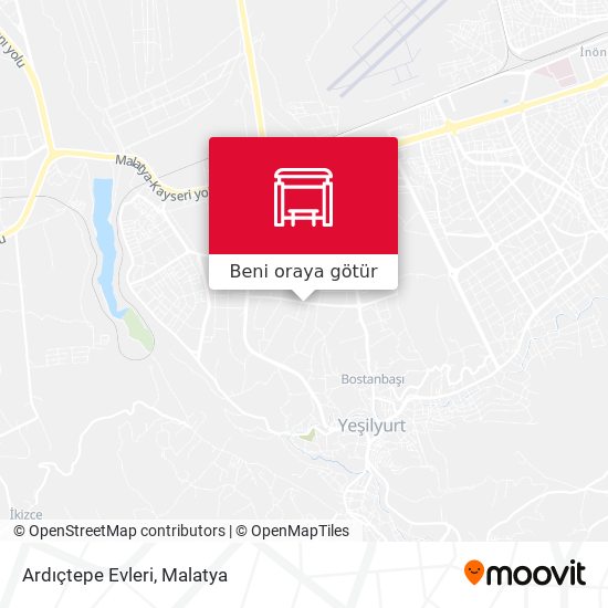 Ardıçtepe Evleri harita