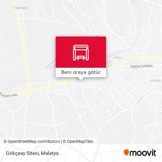 Gökçeay Sitesi harita