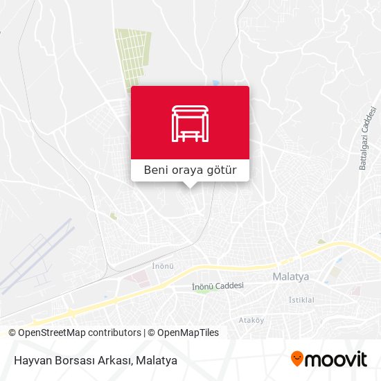 Hayvan Borsası Arkası harita