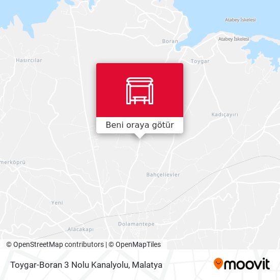 Toygar-Boran 3 Nolu Kanalyolu harita