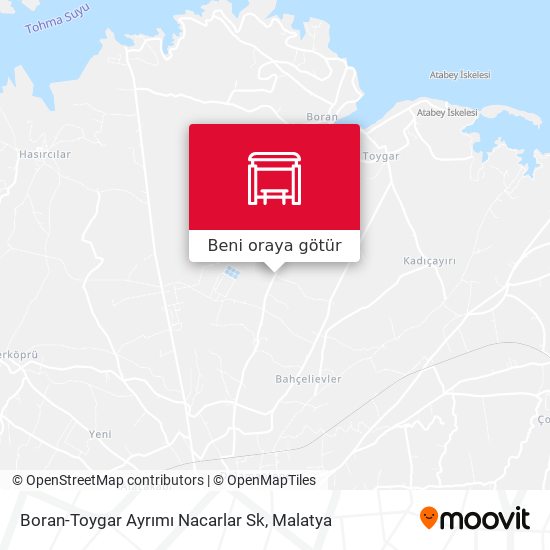 Boran-Toygar Ayrımı Nacarlar Sk harita