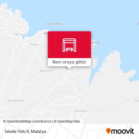 İskele Yolu 9 harita