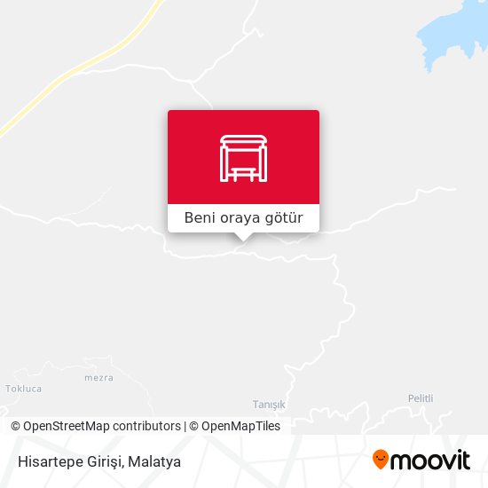 Hisartepe Girişi harita