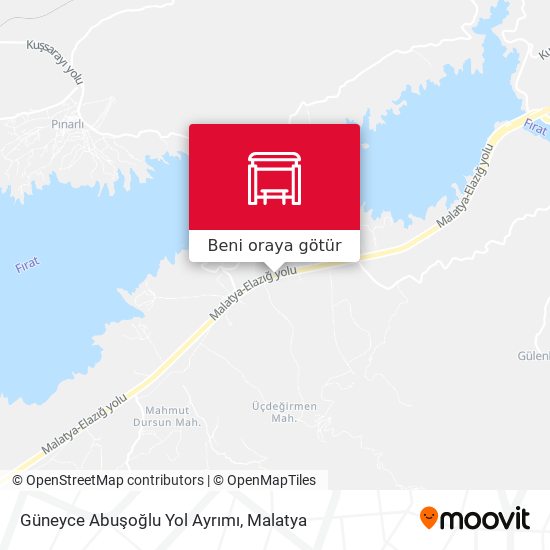Güneyce Abuşoğlu Yol Ayrımı harita