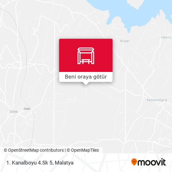 1. Kanalboyu 4.Sk 5 harita