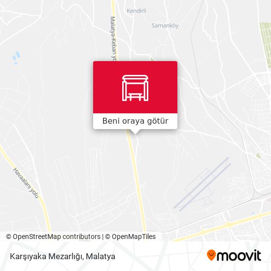 Karşıyaka Mezarlığı harita