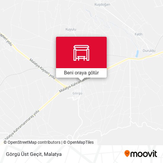 Görgü Üst Geçit harita