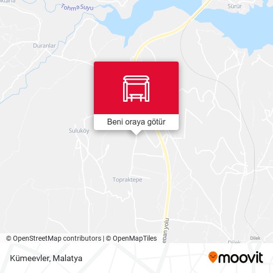 Kümeevler harita